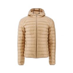 Kurtka puchowa JOTT Nico. Brązowe kurtki męskie jott, bez wzorów, z puchu, bez kaptura. Za 406.99 zł.