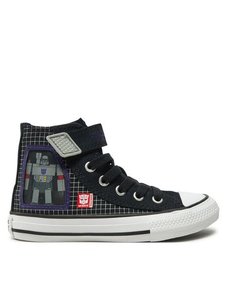 Converse Trampki Converse x Transformers Chuck Taylor All Star Easy-On A11660C Czarny. Czarne trampki i tenisówki chłopięce Converse, bez wzorów, z materiału, retro, bez zapięcia. Za 179.99 zł.