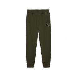 Męskie spodnie dresowe Better Essentials PUMA Dark Olive Green. Zielone spodnie dresowe męskie Puma, z dresówki. Za 259.99 zł.