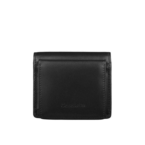 Czarny męski portfel skórzany Canaletto z garbowanej roślinnie skóry i RFID – elegancja, funkcjonalność i bezpieczeństwo PM1008s163 GR RFID. Czarne portfele męskie bez wzorów, ze skóry. Za 128.25 zł.