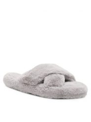 DeeZee Kapcie DE-16 Szary. Szare kapcie damskie DeeZee, z materiału. Za 79.99 zł.
