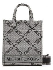Michael Kors Torebka w kolorze czarnym - 17 x 20 x 7 cm rozmiar: onesize. Białe torebki klasyczne damskie Michael Kors, bez wzorów, z bawełny, bez dodatków. Za 629.45 zł.