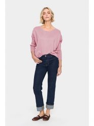SAINT TROPEZ Sweter w kolorze jasnoróżowym rozmiar: XXL. Różowe swetry klasyczne damskie Saint Tropez, xxl, bez kołnierzyka. Za 69.99 zł.
