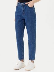 HUGO Jeansy Garlene 50542462 Niebieski Mom Fit. Niebieskie jeansy damskie Hugo. Za 429.99 zł.