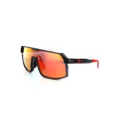 Okulary przeciwsłoneczne Hilx Inferno. Czerwone okulary przeciwsłoneczne męskie HILX, z materiału. Za 665.00 zł.