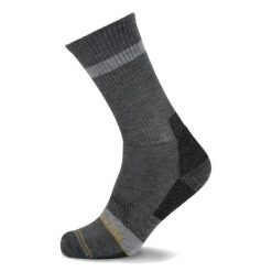 Skarpety turystyczne Lorpen Mhmcm Merino Hike Midweight Crew. Szare skarpetki męskie LORPEN, bez wzorów, z materiału. Za 142.50 zł.
