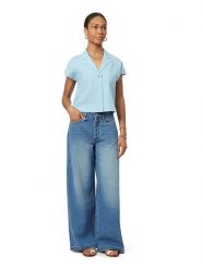 Scotch & Soda Bluzka w kolorze błękitnym rozmiar: S. Niebieskie bluzki damskie Scotch & Soda, s, bez wzorów, bez kołnierzyka, bez ramiączek. Za 144.24 zł.