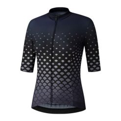Koszulka z krótkim rękawem W's YURI, granatowy. Niebieskie topy sportowe damskie SHIMANO, s, bez wzorów, bez ramiączek. Za 419.90 zł.