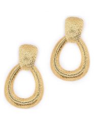 MOODE Kolczyki-wkrętki "Clothilde" rozmiar: onesize. Żółte kolczyki damskie MOODE, ze stali. Za 43.99 zł.