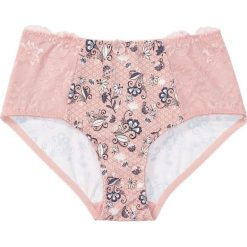 Figi maxi bonprix stary jasnoróżowy z nadrukiem. Czerwone figi damskie bonprix, bez wzorów, z koronki. Za 29.99 zł.