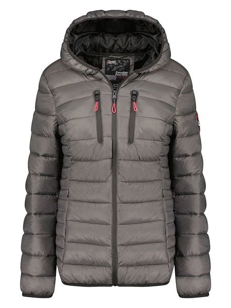 Canadian Peak Kurtka pikowana "Alareak" w kolorze szarym rozmiar: S. Szare kurtki damskie Canadian Peak, s, z aplikacjami, bez kaptura. Za 189.95 zł.