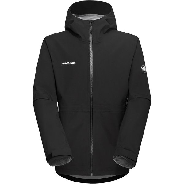 Kurtka przeciwdeszczowa męska Mammut Linard Guide HS Hooded Jacket. Czarne kurtki męskie Mammut, l, bez wzorów, z materiału, marine, bez kaptura. Za 1,161.80 zł.