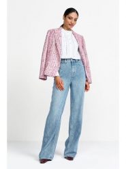 Rich & Royal Dżinsy - Wide Leg fit - w kolorze błękitnym rozmiar: W28/L34. Niebieskie jeansy damskie Rich & Royal, z podwyższonym stanem. Za 224.95 zł.