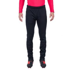 Spodnie softshell męskie Rossignol Genetys. Czarne spodnie materiałowe męskie Rossignol, bez wzorów, z materiału, sportowe. Za 435.95 zł.