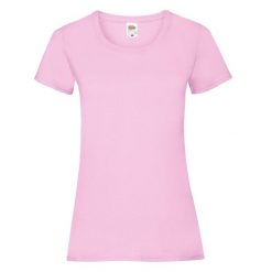 Koszulka Damska Valueweight. Czerwone bluzki damskie Fruit of the Loom, xl, bez wzorów, sportowe, bez kołnierzyka, bez ramiączek. Za 35.99 zł.