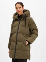 Msch Copenhagen Pikowany płaszcz - MSCHMola Kobiety zielony, S/M. Zielone płaszcze damskie MSCH Copenhagen, m, bez wzorów. Za 649.95 zł.