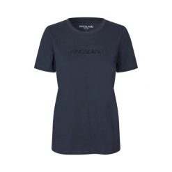 Koszulka damska Kingsland Nadia. Niebieskie t-shirty damskie KINGSLAND, xl, bez wzorów, z bawełny, bez kołnierzyka. Za 280.00 zł.