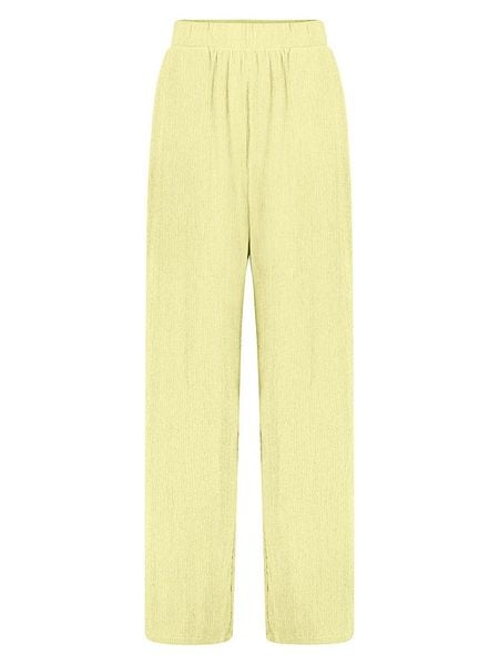 Sublevel Spodnie w kolorze żółtym rozmiar: S. Żółte spodnie materiałowe damskie Sublevel, bez wzorów, z materiału. Za 84.21 zł.