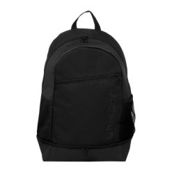 Plecak z dolną przegrodą Uhlsport Essential. Czarne plecaki damskie UHLSPORT, bez wzorów, z materiału. Za 152.50 zł.