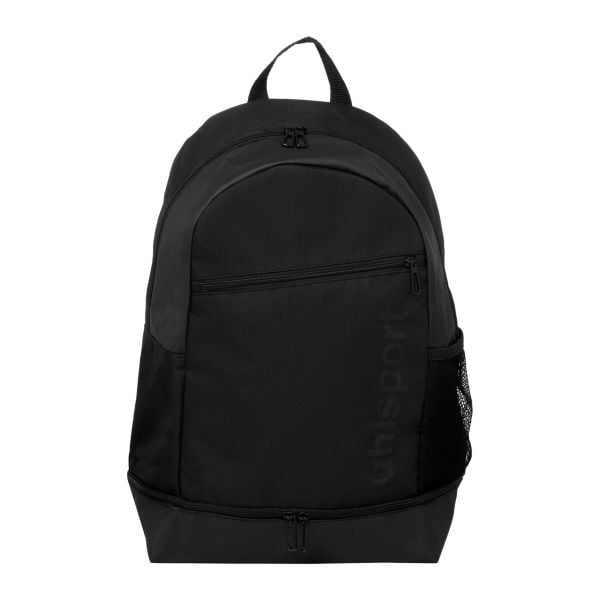 Plecak z dolną przegrodą Uhlsport Essential. Czarne plecaki damskie UHLSPORT, bez wzorów, z materiału. Za 152.50 zł.