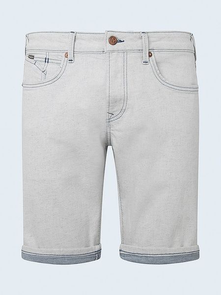 Pepe Jeans Szorty dżinsowe w kolorze szarym rozmiar: W29. Szare szorty męskie Pepe Jeans, z aplikacjami, z jeansu, klasyczne. Za 129.95 zł.