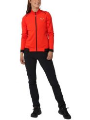 Bluza polarowa turystyczna damska Salewa Pedroc PL 2 W Jacket. Czerwone bluzy bez kaptura damskie Salewa, s, z materiału. Za 503.30 zł.