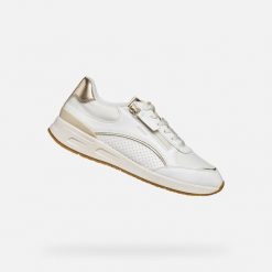 Buty GEOX D BULMYA Biały. Białe obuwie treningowe damskie Geox, do biegania. Za 323.99 zł.