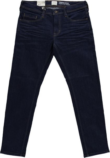 Męskie Spodnie Jeansowe Mustang Style Oregon Slim Denim Blue 1015869 5000 940. Niebieskie spodnie materiałowe męskie Mustang, bez wzorów, z denimu. Za 219.99 zł.