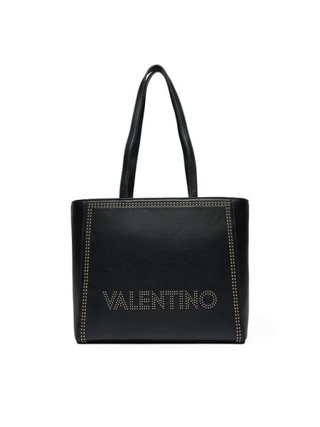 Valentino Torebka Shine VBS8AI01 Czarny. Czarne torebki klasyczne damskie Valentino, bez wzorów, ze skóry, bez dodatków. Za 399.99 zł.