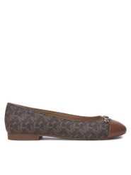 MICHAEL Michael Kors Baleriny Rebecca Flex Empire Monogram 40F4RBFP1B Brązowy. Brązowe baleriny damskie MICHAEL Michael Kors, bez wzorów, ze skóry, bez obcasa. Za 399.99 zł.