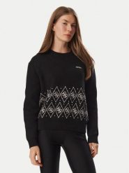 Guess Sweter V6BR16 Z2278 Czarny Regular Fit. Czarne swetry klasyczne damskie Guess, s, z syntetyku, bez kołnierzyka. Za 434.99 zł.