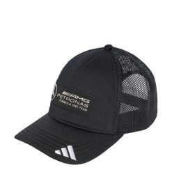 Czapka Mercedes - Amg Petronas Formula One Team Snapback Logo Trucker. Białe czapki męskie Adidas, bez wzorów, z materiału. Za 199.00 zł.