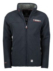 Geographical Norway Kurtka polarowa w kolorze granatowym rozmiar: S. Niebieskie kurtki męskie Geographical Norway, s, bez wzorów, z polaru, bez kaptura. Za 144.24 zł.