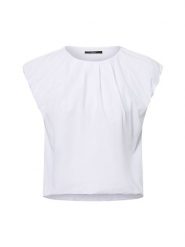 Zero Koszulka damska Kobiety biały jednolity, 36. Białe t-shirty damskie zero, bez wzorów, z materiału, bez kołnierzyka. Za 179.95 zł.