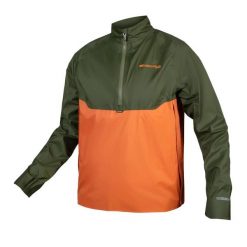 Wodoodporna kurtka typu pull-on Endura MT500 Lite. Brązowe kurtki męskie ENDURA, m, bez wzorów, z lycry, bez kaptura. Za 512.99 zł.