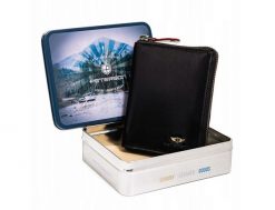 Portfel skórzany Peterson [DH] PTN 340.02 czarny. Czarne portfele męskie Peterson, bez wzorów, ze skóry. Za 100.99 zł.