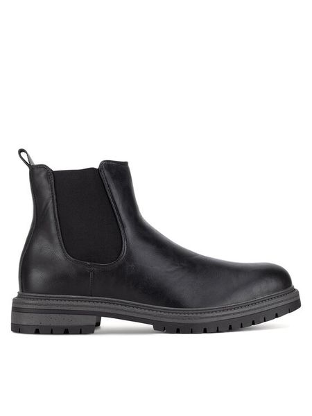 Lanetti Sztyblety MYL8513-1 Czarny. Czarne sztyblety męskie Lanetti, z materiału, bez zapięcia. Za 109.99 zł.