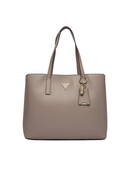 Guess Torebka Meridian II HWBG69 74230 Szary. Szare torebki klasyczne damskie Guess, z aplikacjami, ze skóry, bez dodatków. Za 475.99 zł.
