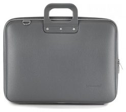 Torba Bombata Classic 17” charcoal. Szare torby na laptopa damskie Bombata, bez wzorów. Za 309.00 zł.