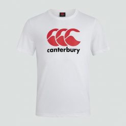 Koszulka Canterbury CCC Logo. Białe t-shirty damskie CANTERBURY, m, bez wzorów, z bawełny, bez kołnierzyka. Za 193.50 zł.