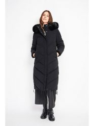 ASSUILI Płaszcz pikowany w kolorze czarnym rozmiar: 34. Czarne płaszcze damskie Assuili, bez wzorów, klasyczne. Za 361.13 zł.