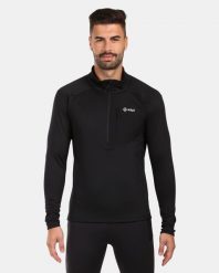 Męski sweter polarowy na pełny zamek Kilpi VIGO-M. Czarne swetry męskie Kilpi, m, bez wzorów, z materiału, bez kołnierzyka. Za 292.95 zł.