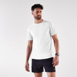 Second Life - Koszulka do biegania męska Kiprun Run 900 Light. Białe t-shirty sportowe męskie KIPRUN, l, z materiału, bez ramiączek, do biegania. Za 103.99 zł.