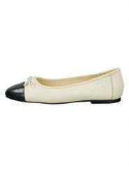 GANT Footwear Skórzane baleriny "Chadii" w kolorze kremowym rozmiar: 41. Brązowe baleriny damskie GANT Footwear, bez wzorów, bez obcasa. Za 309.95 zł.