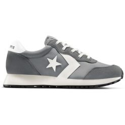 Buty sportowe Converse Omega Trainer. Szare buty sportowe na co dzień damskie Converse, bez wzorów, z zamszu. Za 390.00 zł.
