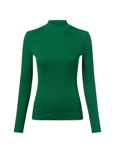 Marie Lund Damska koszulka z długim rękawem Kobiety Bawełna zielony jednolity, XL. Zielone t-shirty damskie Marie Lund, xl, bez wzorów, z bawełny, bez kołnierzyka. Za 149.95 zł.