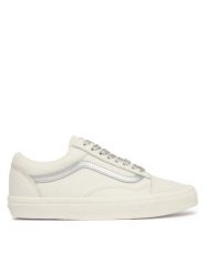 Vans Tenisówki Old Skool VN000D6WC9F1 Écru. Białe trampki i tenisówki damskie Vans, bez wzorów, ze skóry. Za 429.99 zł.