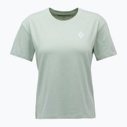 Koszulka damska Black Diamond Heritage Badge SS Tee. Zielone bluzki damskie Black Diamond, bez wzorów, bez kołnierzyka. Za 129.99 zł.