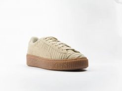BUTY DAMSKIE SPORTOWE Puma Basket Platform OW W 002 (35.5). Brązowe buty sportowe na co dzień damskie Puma, bez wzorów, do biegania. Za 529.00 zł.