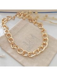 Atelier MIU Pozłacany naszyjnik - dł. 42 cm rozmiar: onesize. Żółte naszyjniki damskie atelier MIU, pozłacane. Za 56.99 zł.